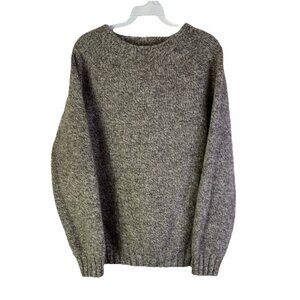 C.C. Filson Wool Crewneck Sweater Gray Scotland